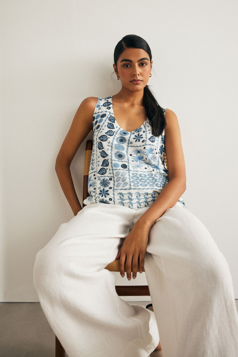 Жилет из льняной смеси Next, синий
Жилет из льняной смеси Next, синий