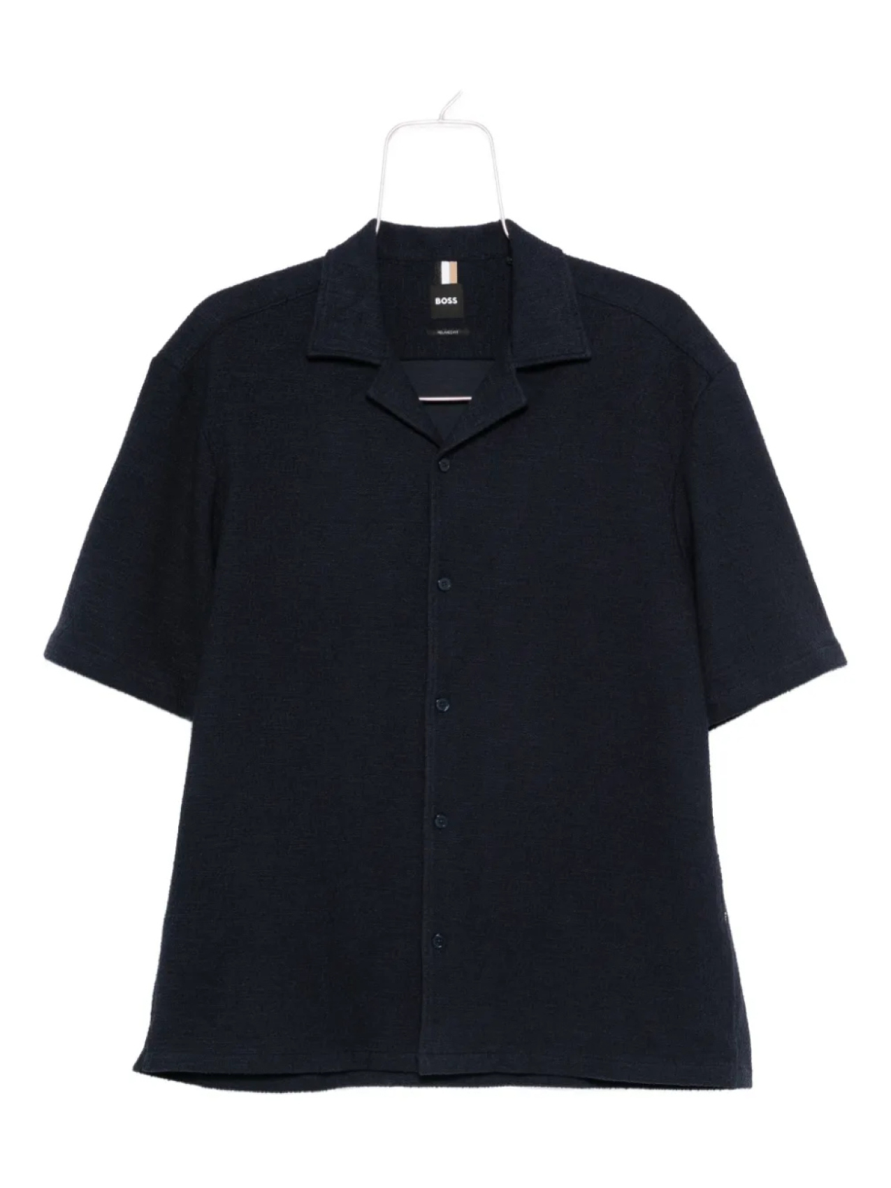 Рубашка revere с коротким рукавом BOSS, синий
Рубашка revere с коротким рукавом BOSS, синий