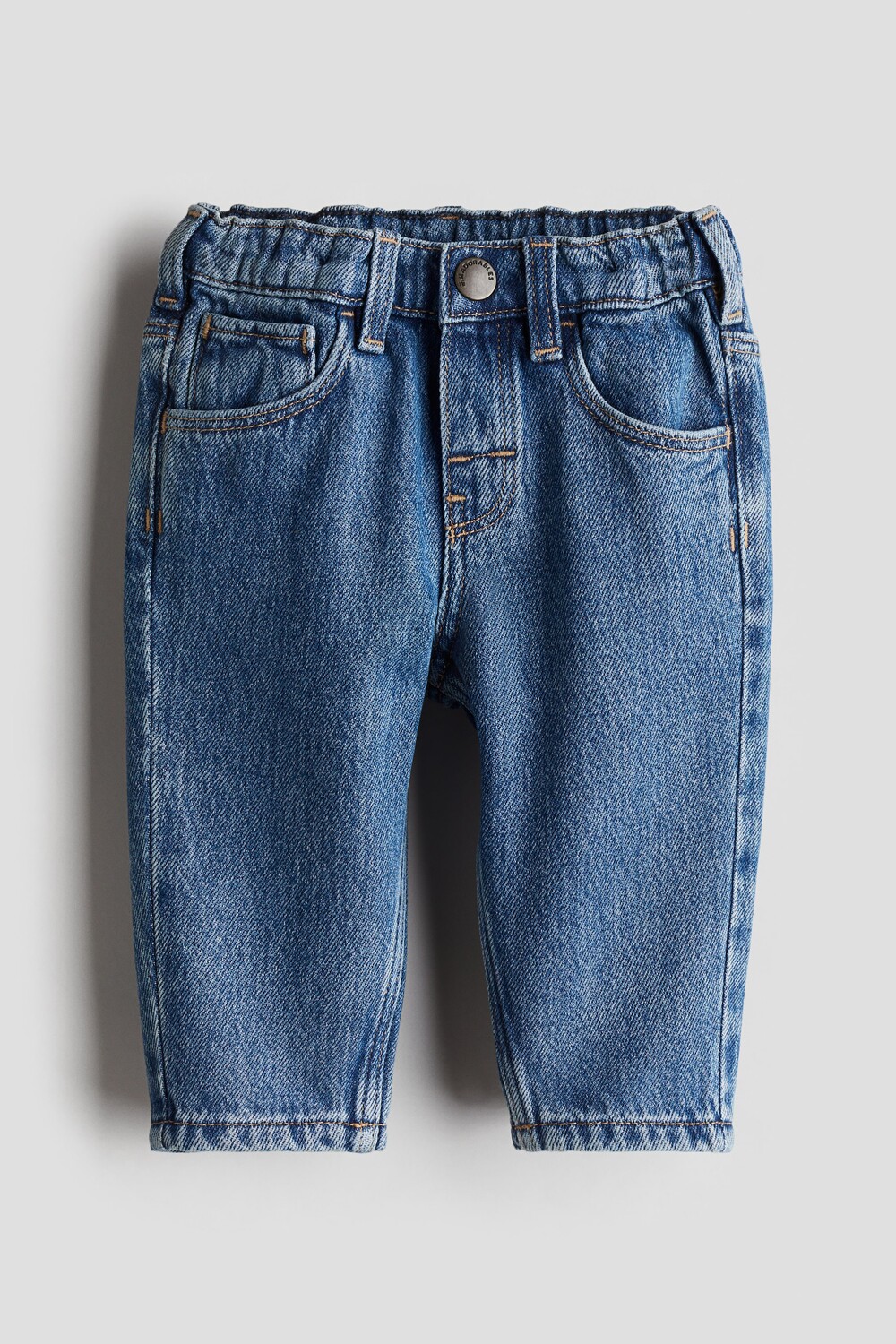 Джинсы с 5 карманами H&M, синий 
Джинсы с 5 карманами H&M, синий