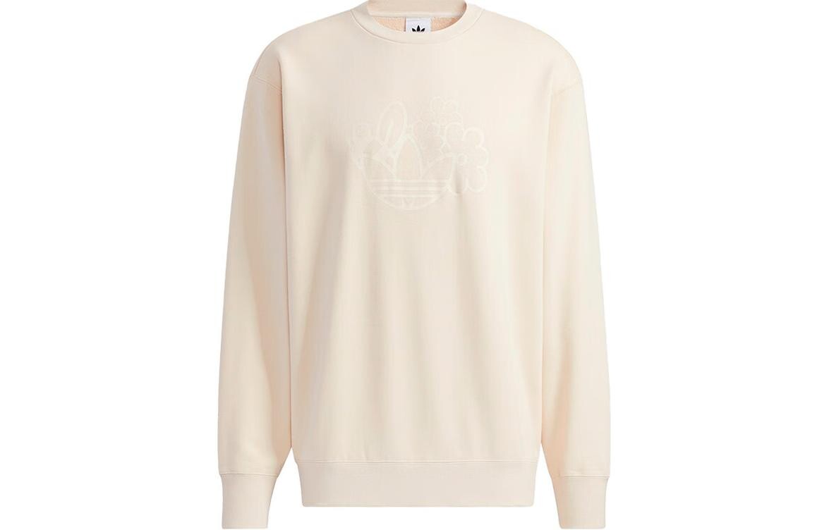 Толстовка мужская молочно-белая Adidas, слоновая кость 
Толстовка мужская молочно-белая Adidas, слоновая кость