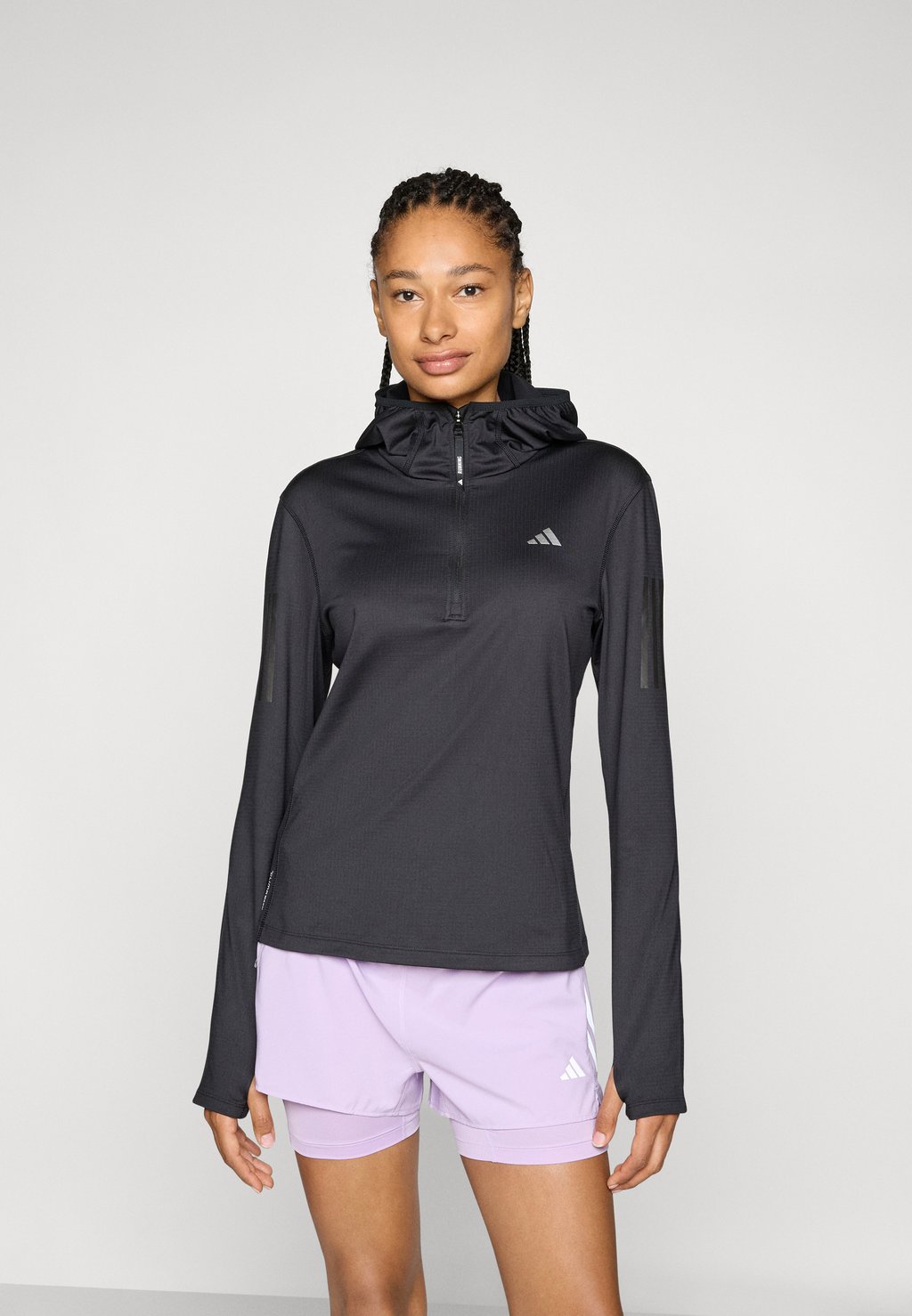 Топ с длинными рукавами WIN Adidas Performance, черный 
Топ с длинными рукавами WIN Adidas Performance, черный