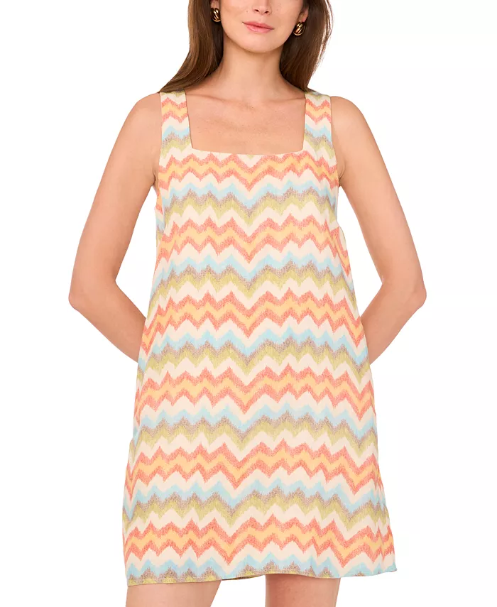 Женское мини-платье без рукавов с квадратным вырезом и шевронным узором 1.STATE, мультиколор
Женское мини-платье без рукавов с квадратным вырезом и шевронным узором 1.STATE, мультиколор