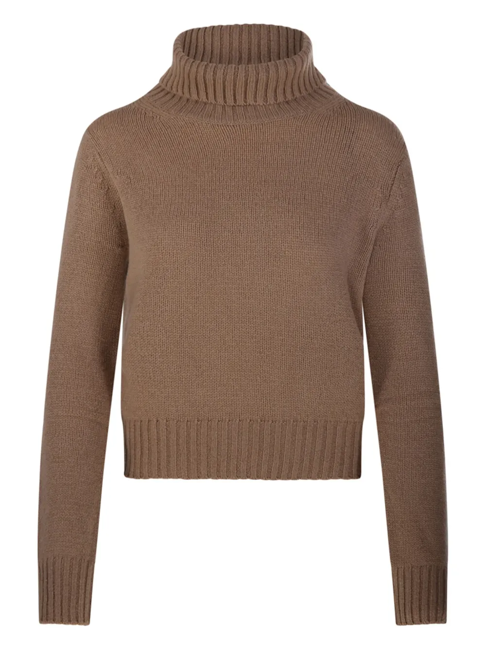 Укороченный свитер с высоким воротником BeYou, коричневый
Укороченный свитер с высоким воротником BeYou, коричневый