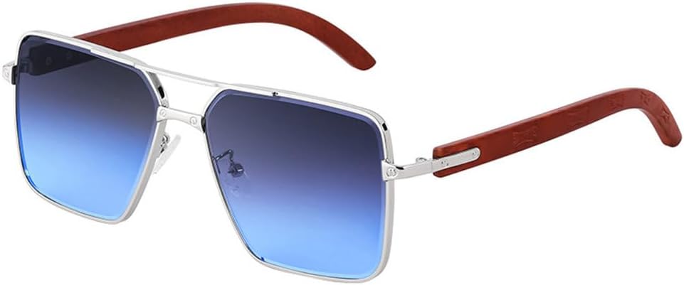 LVTFCO Стильные женские солнцезащитные очки в стиле ретро с металлической оправой, имитирующей дерево, летние мужские очки для вождения с защитой от УФ-излучения UV400, 5
LVTFCO Стильные женские солнцезащитные очки в стиле ретро с металлической оправой, имитирующей дерево, летние мужские очки для вождения с защитой от УФ-излучения UV400, 5