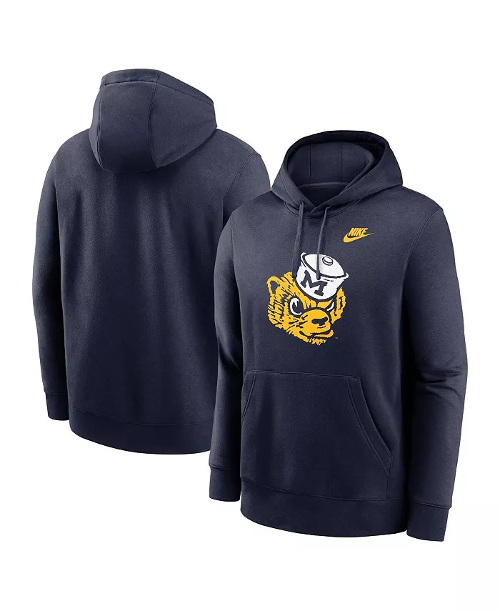 Мужская темно-синяя толстовка Michigan Wolverines Legacy Logo Club Fleece с капюшоном Nike
Мужская темно-синяя толстовка Michigan Wolverines Legacy Logo Club Fleece с капюшоном Nike