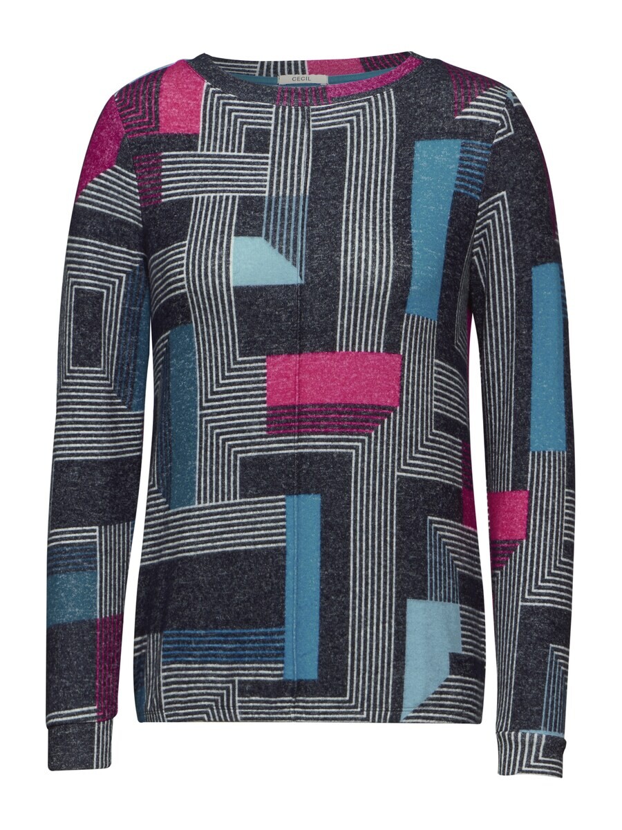 Лонгслив CECIL Shirt, цвет cyan blue 
Лонгслив CECIL Shirt, цвет cyan blue