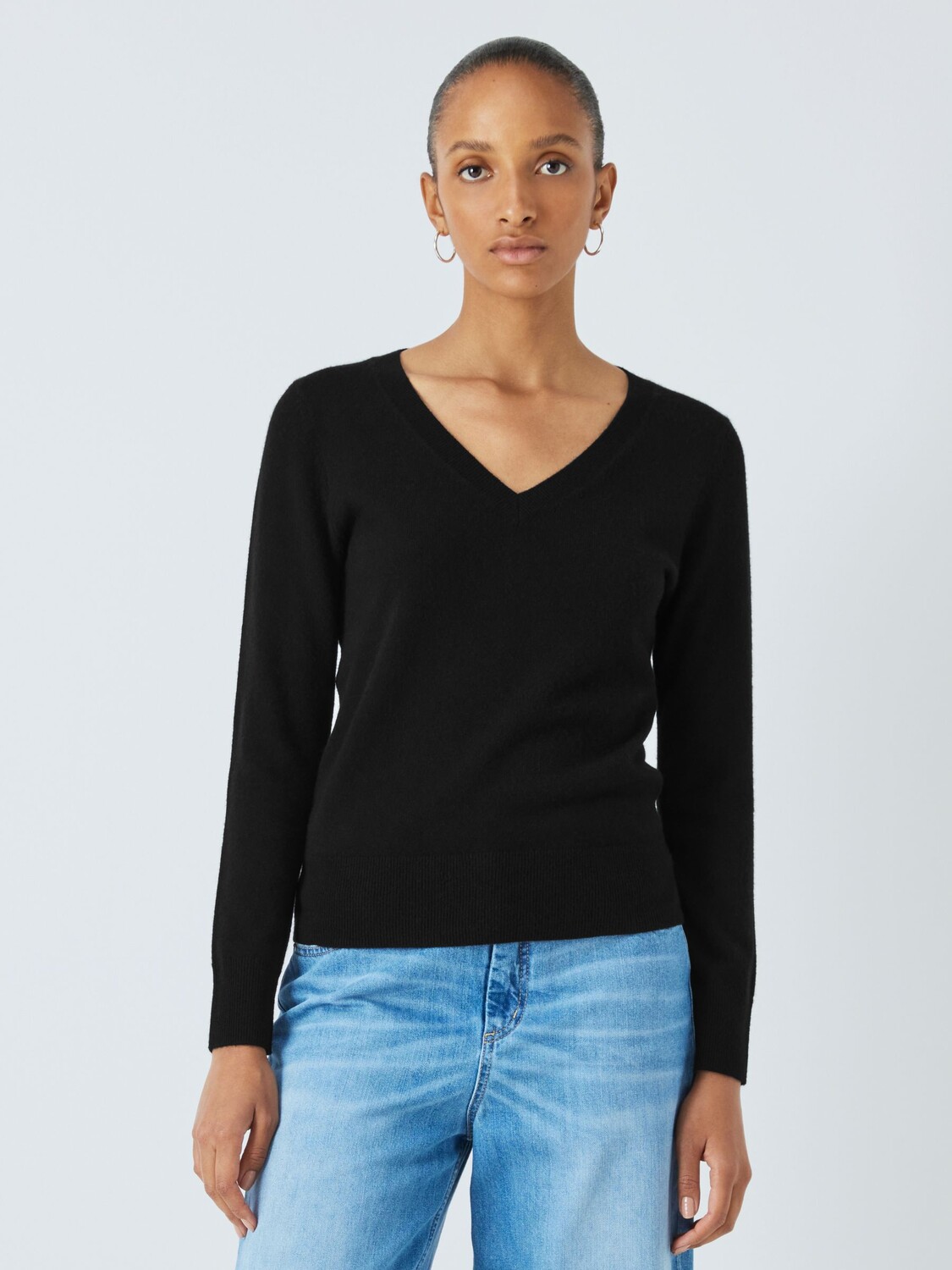 Джемпер из легкого кашемира с v-образным вырезом John Lewis, черный
Джемпер из легкого кашемира с v-образным вырезом John Lewis, черный