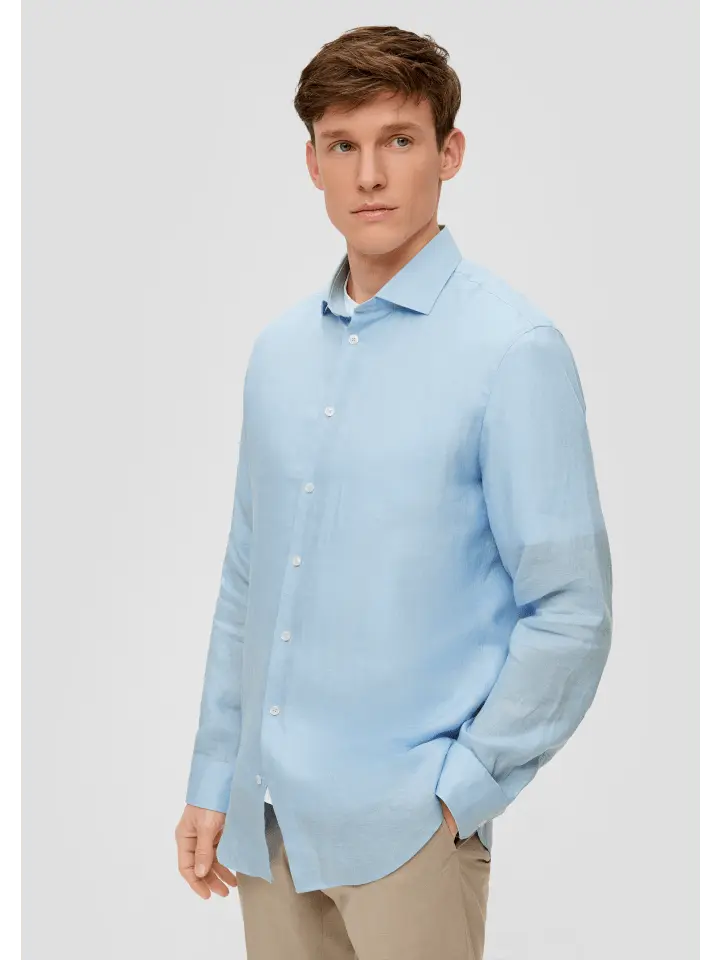 Рубашка sOliver BLACK LABEL langarm, синий
Рубашка sOliver BLACK LABEL langarm, синий