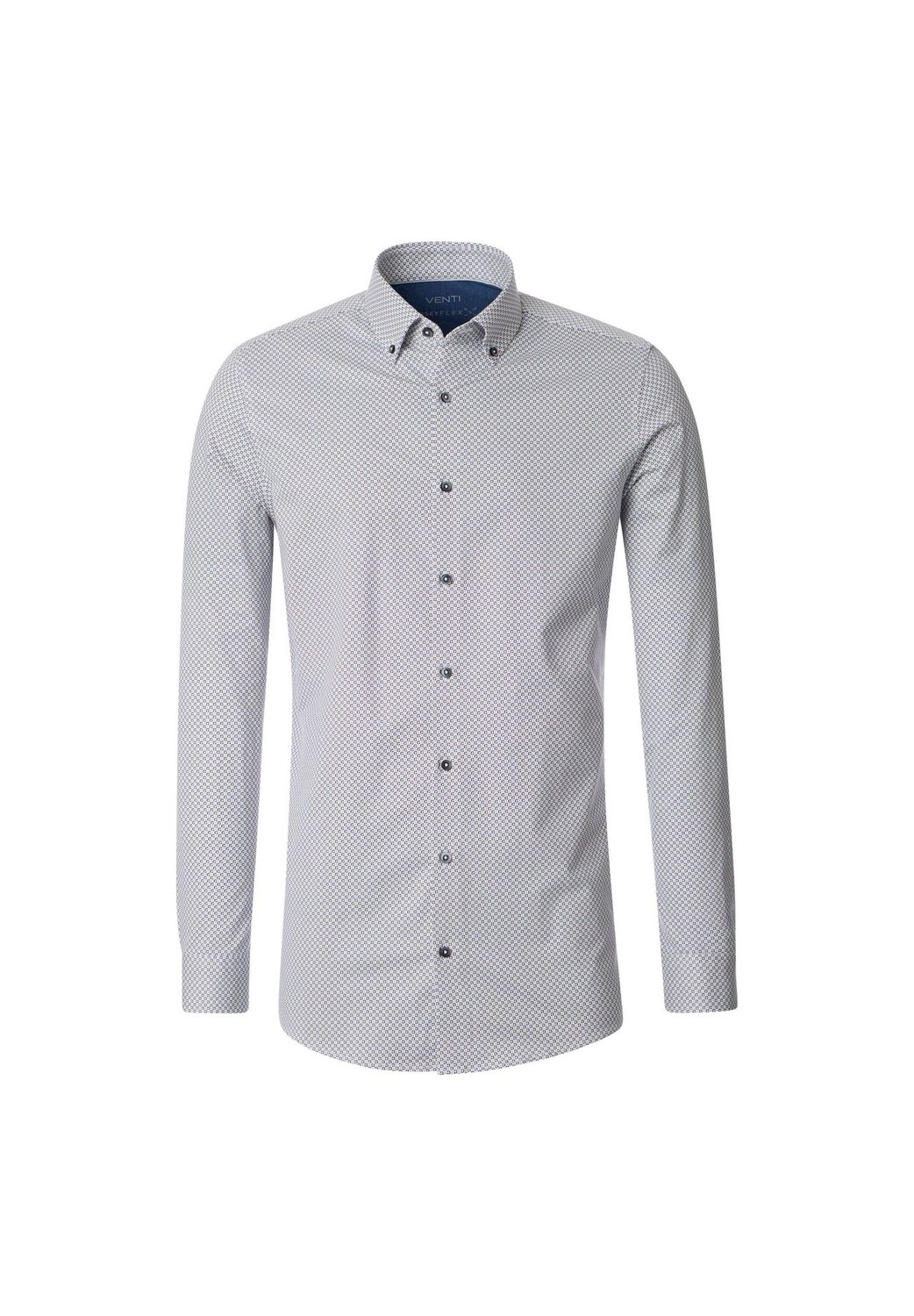 Мужская деловая рубашка с принтом, облегающая боди Venti, голубой
Мужская деловая рубашка с принтом, облегающая боди Venti, голубой