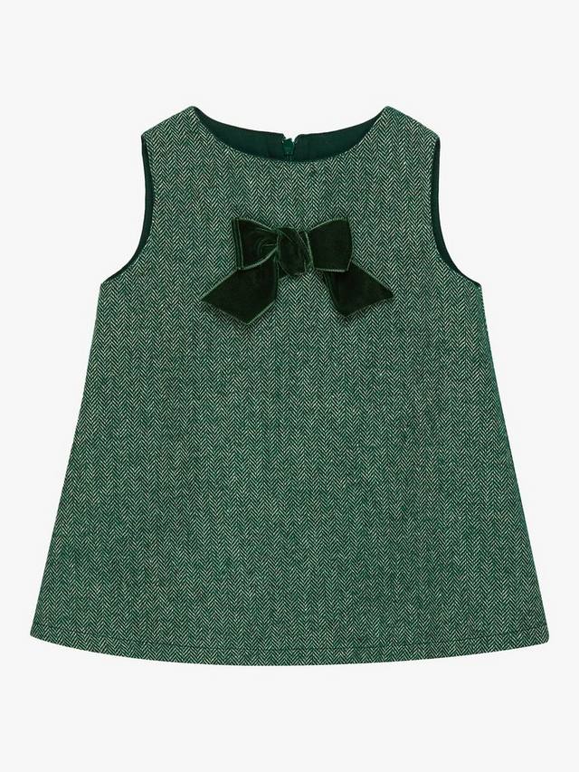 Платье Baby Georgina с бантом Trotters, Green Herringbone
Платье Baby Georgina с бантом Trotters, Green Herringbone