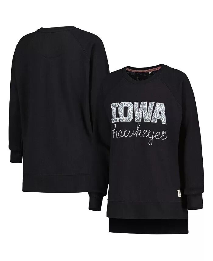 Женский черный пуловер реглан с принтом «Iowa Hawkeyes Steamboat» и животным принтом, толстовка Pressbox
Женский черный пуловер реглан с принтом «Iowa Hawkeyes Steamboat» и животным принтом, толстовка Pressbox