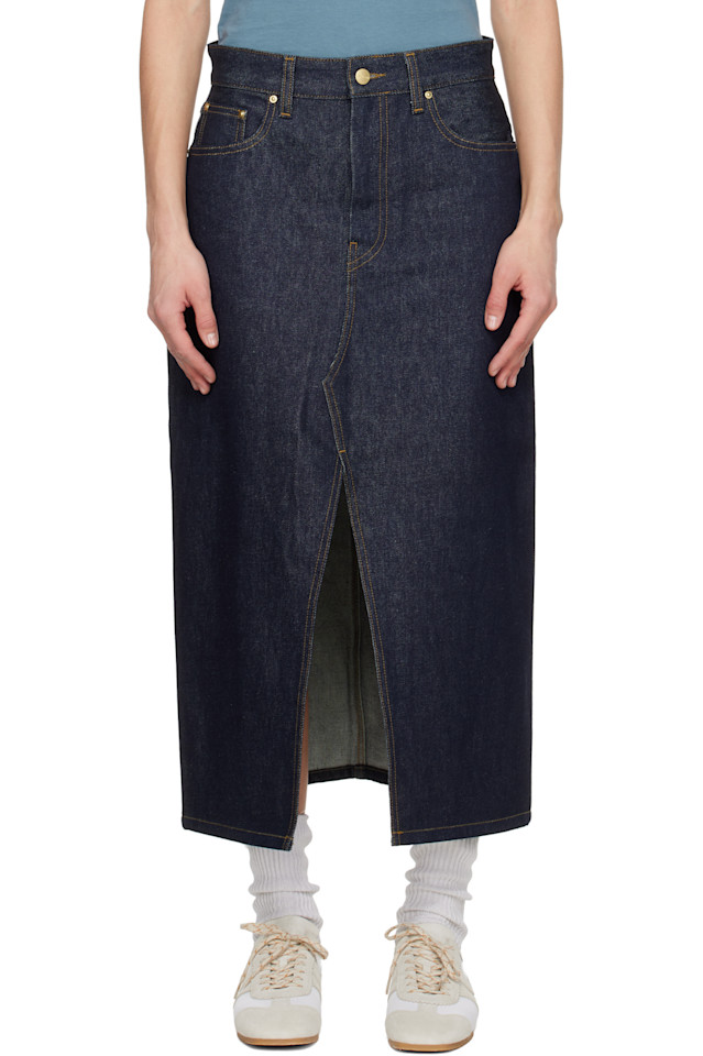 Carhartt Work In Progress Синяя джинсовая юбка миди Brandon
Carhartt Work In Progress Синяя джинсовая юбка миди Brandon