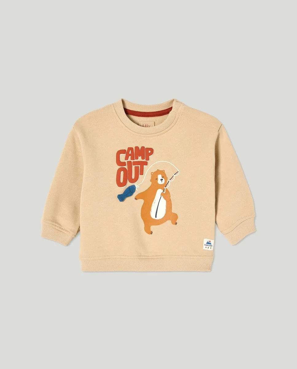 3D Закрытая толстовка для маленького мальчика Baby El Corte Inglés, экрю
3D Закрытая толстовка для маленького мальчика Baby El Corte Inglés, экрю