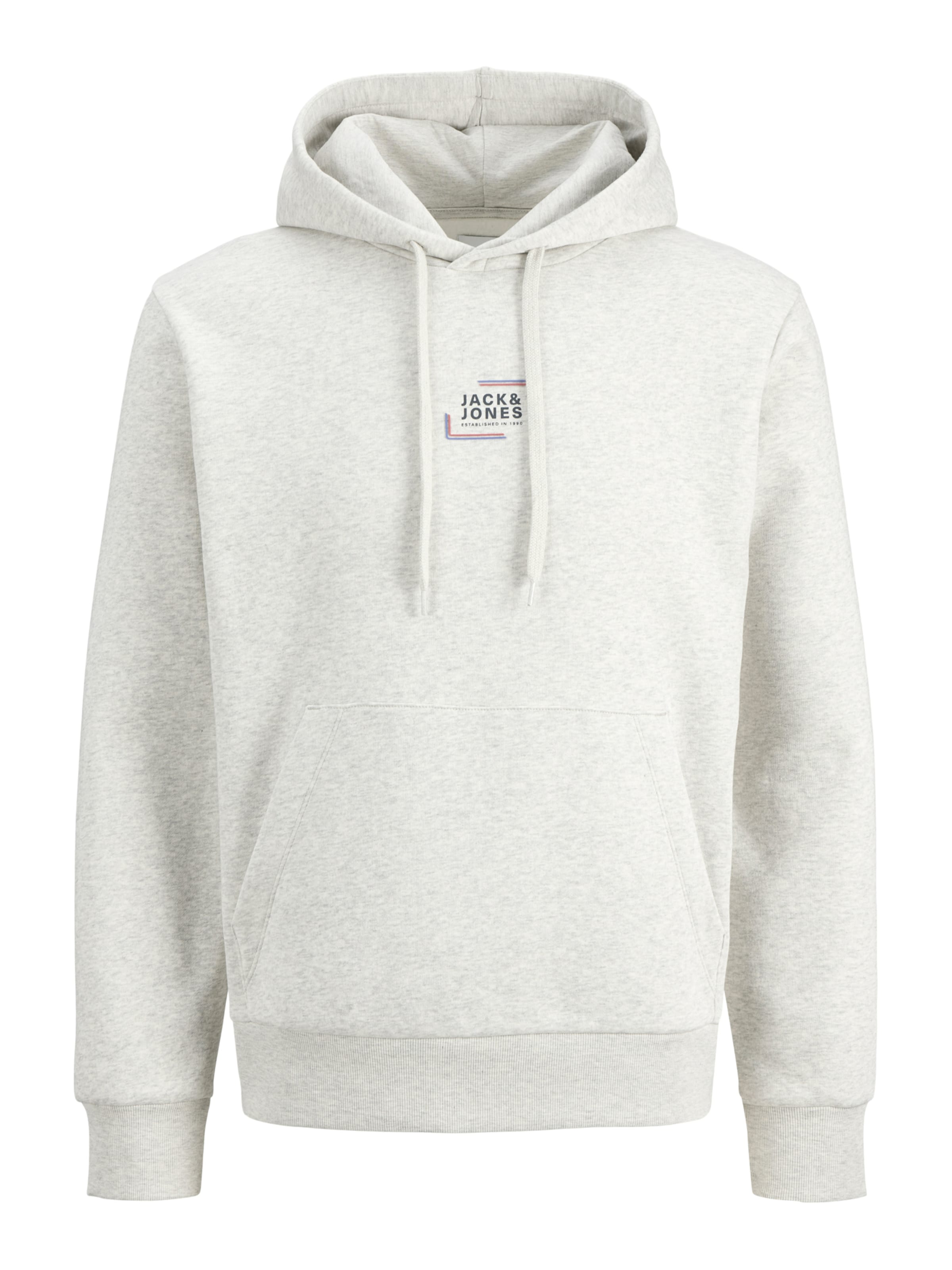 JACK & JONES Толстовка 'JJECORP' в крапчатом белом
JACK & JONES Толстовка 'JJECORP' в крапчатом белом