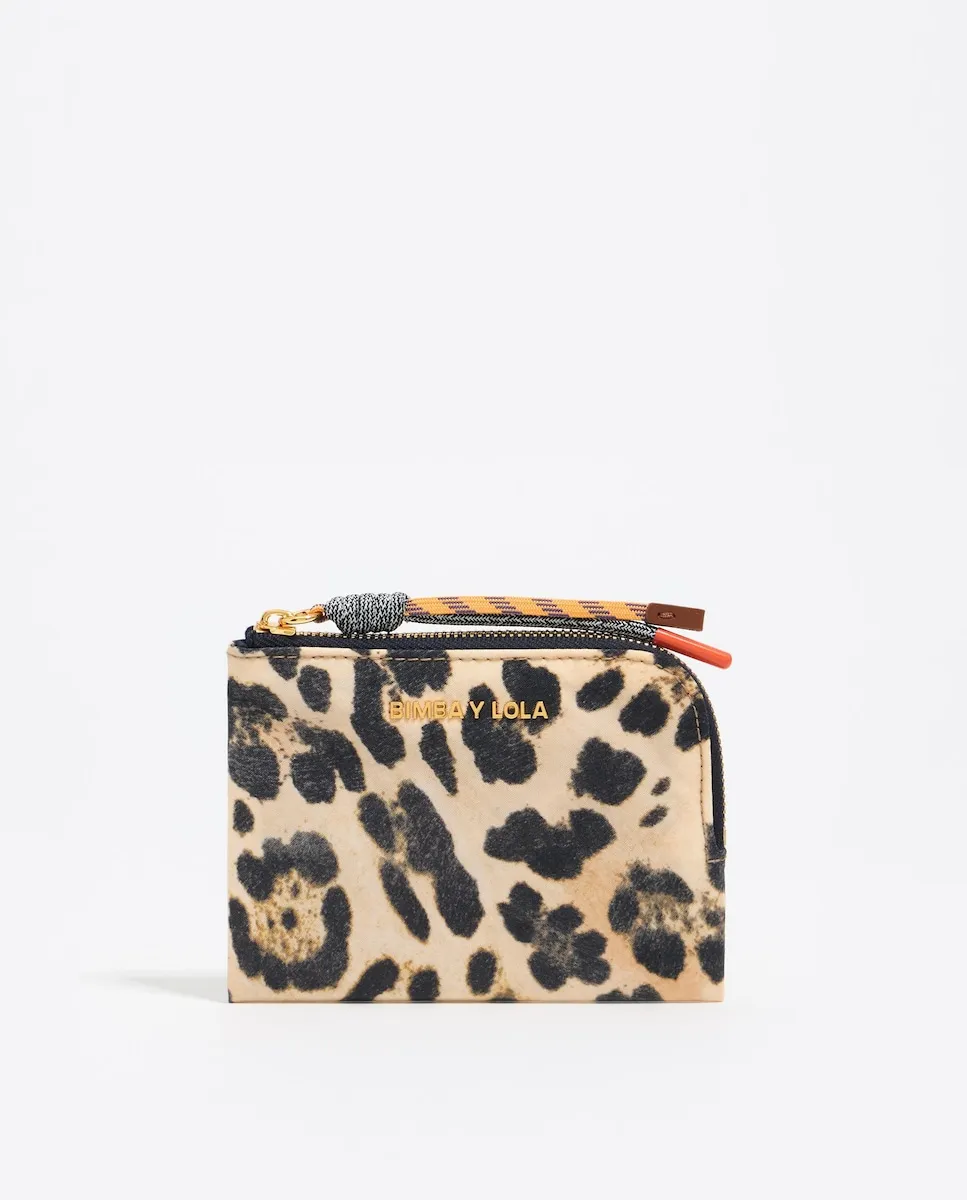 Женский кошелек из кожи с принтом леопарда Bimba Y Lola, бежевый
Женский кошелек из кожи с принтом леопарда Bimba Y Lola, бежевый