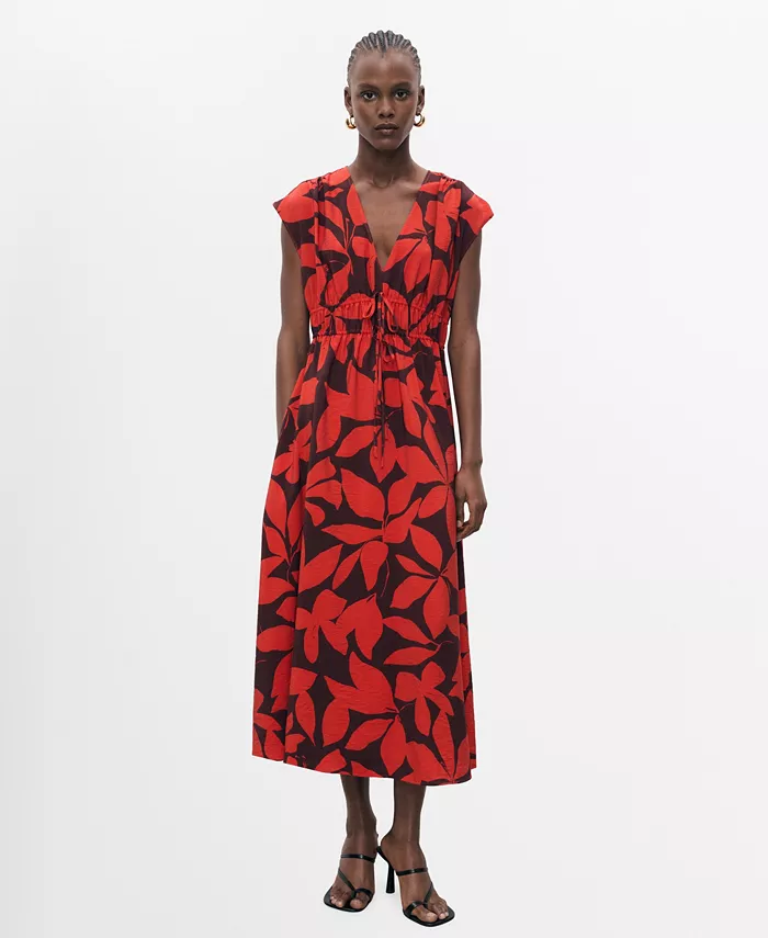 Женское длинное платье с принтом MANGO, красный
Женское длинное платье с принтом MANGO, красный