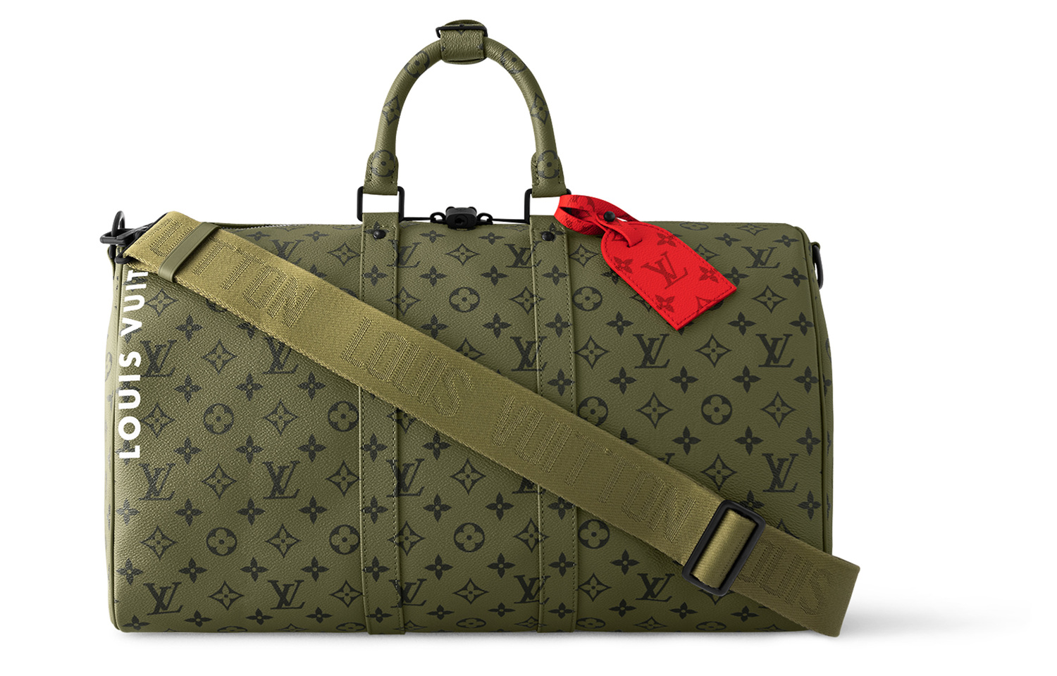 Louis Vuitton Keepall Bandouliere 45 Хаки-зеленый/Алый красный
Louis Vuitton Keepall Bandouliere 45 Хаки-зеленый/Алый красный