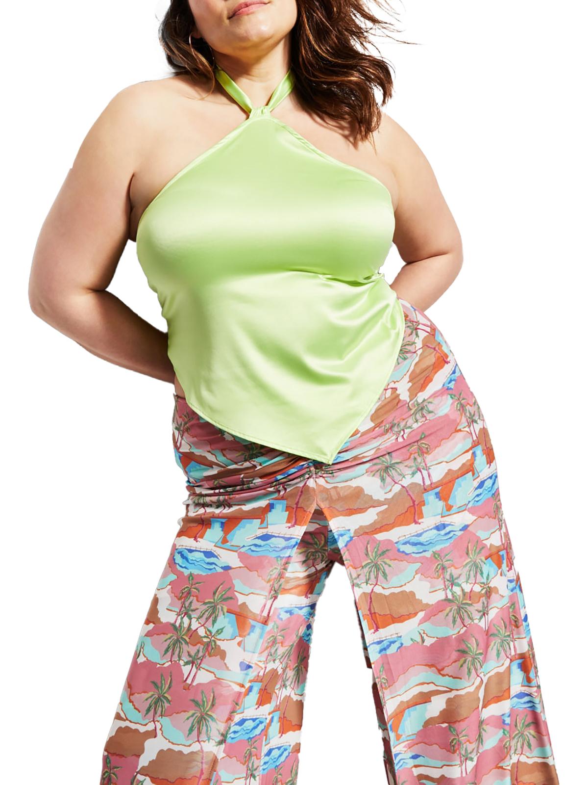 Женский атласный пуловер с лямкой на шее Royalty By Maluma, зеленый
Женский атласный пуловер с лямкой на шее Royalty By Maluma, зеленый