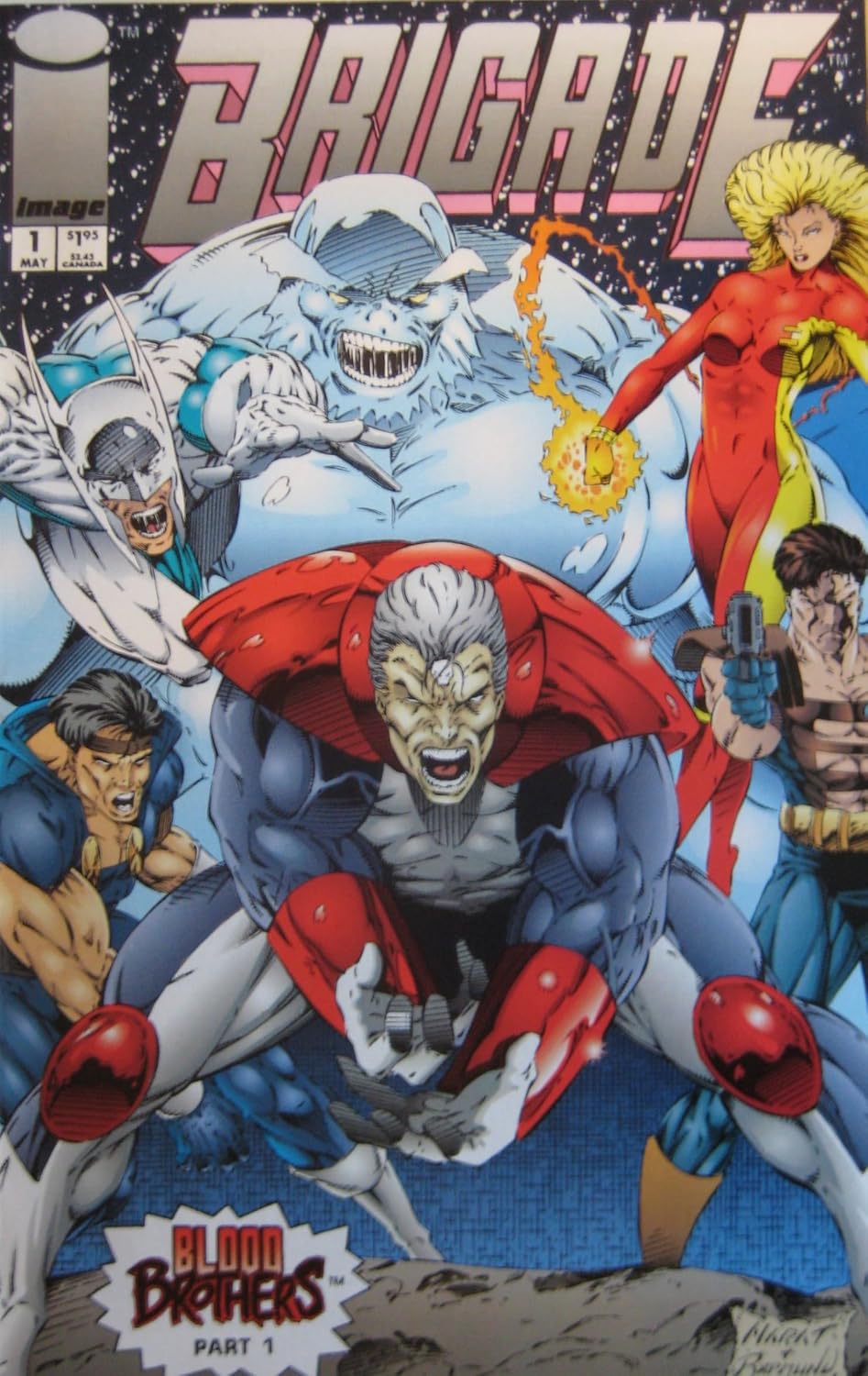 BRIGADE #1, May 1993 (IMAGE COMICS)
BRIGADE #1, May 1993 (IMAGE COMICS)