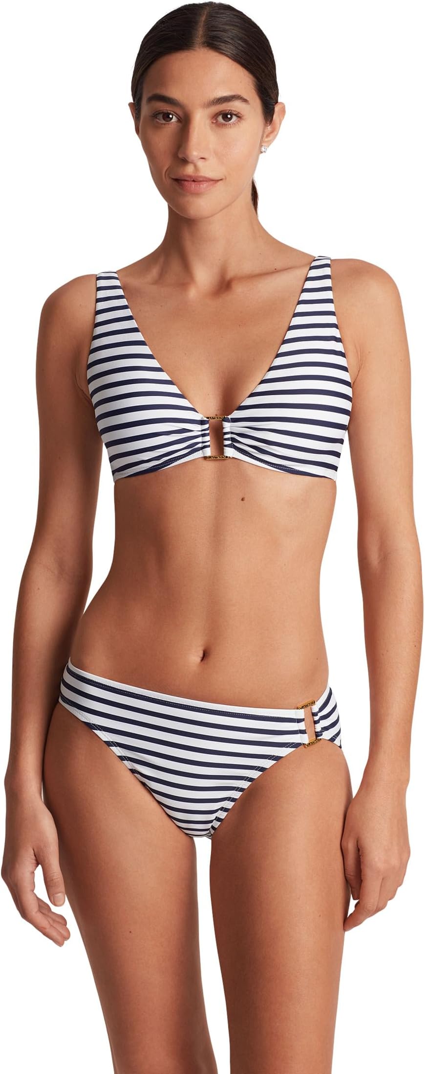 Низ бикини Lauren Ralph Lauren Luxe Stripe Ring Side Hipster Bottom, цвет Navy White
Низ бикини Lauren Ralph Lauren Luxe Stripe Ring Side Hipster Bottom, цвет Navy White