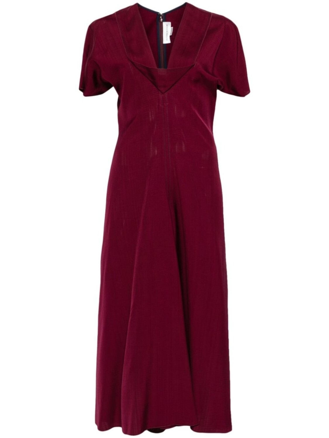 Victoria Beckham платье миди с воротником-хомутиком, красный
Victoria Beckham платье миди с воротником-хомутиком, красный