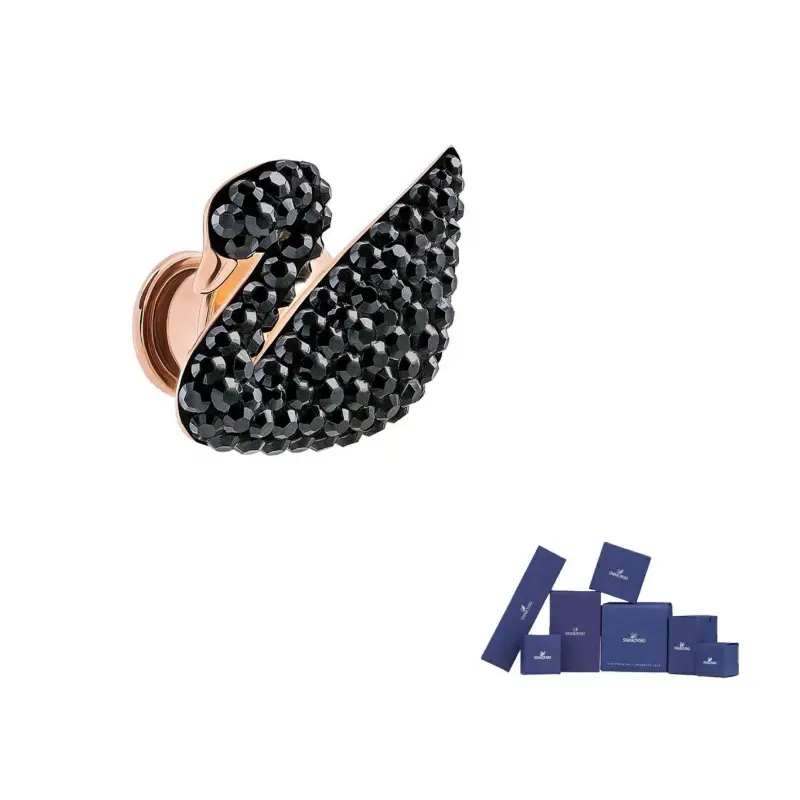 Позолоченные броши для женщин Swarovski, черный
Позолоченные броши для женщин Swarovski, черный