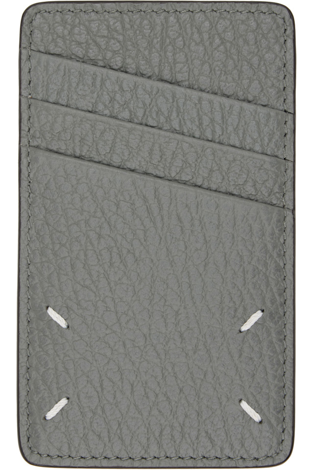 Maison Margiela Серый вертикальный держатель для карт
Maison Margiela Серый вертикальный держатель для карт