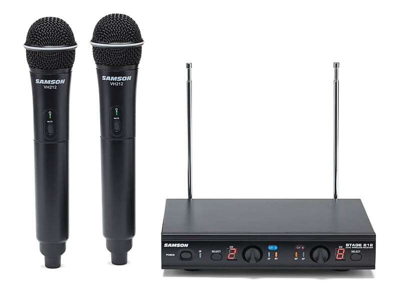 Микрофон Samson SWS212HH-E Stage 212 Dual Frequncy Wireless Handheld Microphone System - E Band (173-198 MHz) 
Микрофон Samson SWS212HH-E Stage 212 Dual Frequncy Wireless Handheld Microphone System - E Band (173-198 MHz)