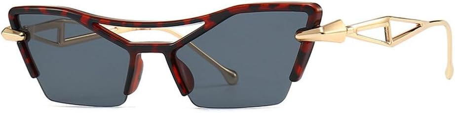 Винтажные солнцезащитные очки «кошачий глаз» для женщин, модные, роскошные, в маленькой оправе, в стиле металл-панк, с полуободковой оправой, сексуальные HVTVTLA, Leopard Black
Винтажные солнцезащитные очки «кошачий глаз» для женщин, модные, роскошные, в маленькой оправе, в стиле металл-панк, с полуободковой оправой, сексуальные HVTVTLA, Leopard Black