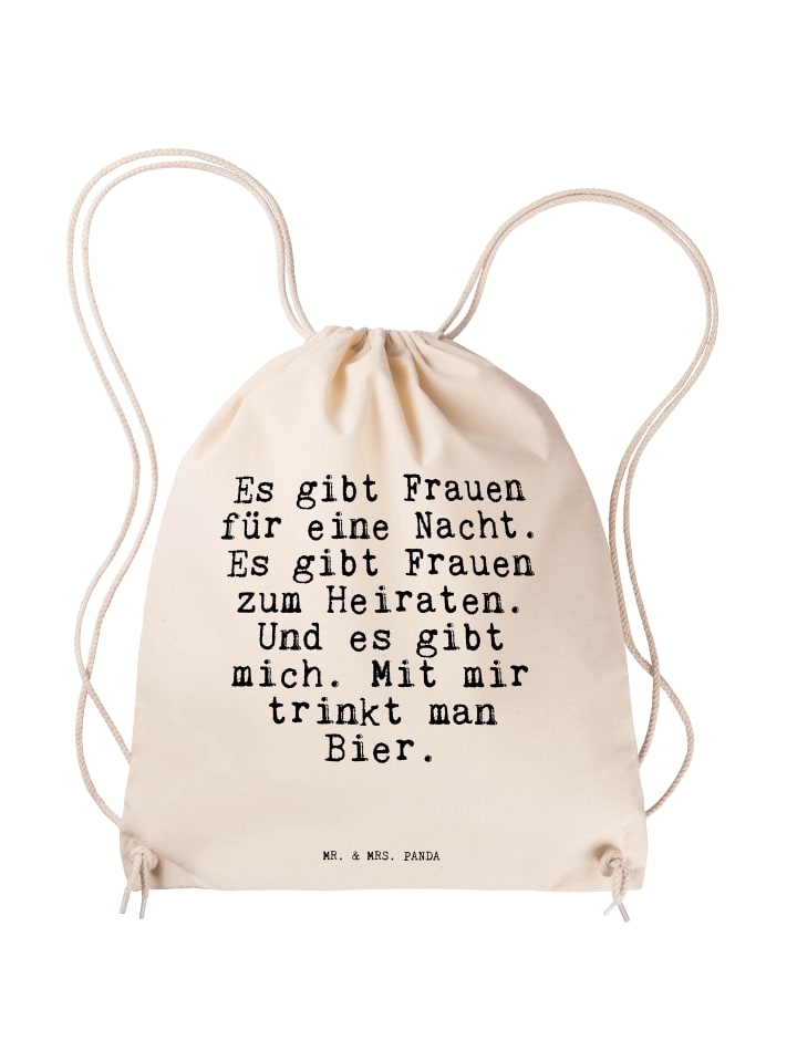 Спортивная сумка с надписью Есть женщины для... кремового цвета Mr. & Mrs. Panda
Спортивная сумка с надписью Есть женщины для... кремового цвета Mr. & Mrs. Panda