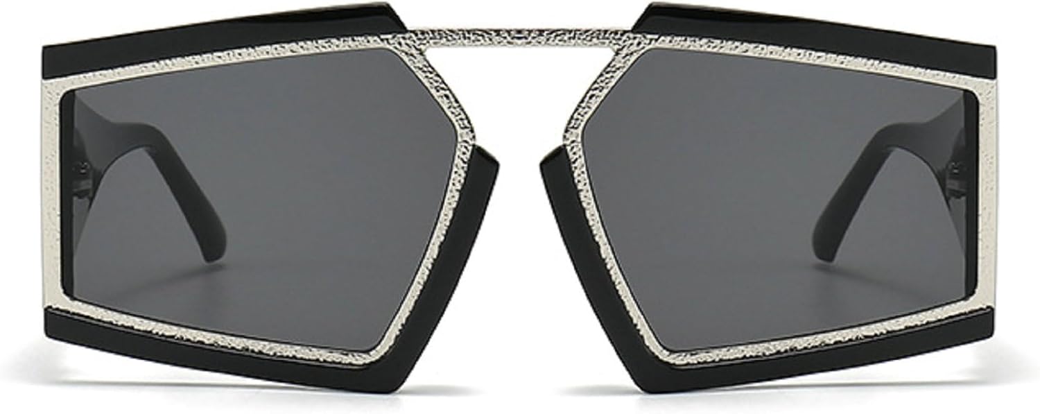 Модные многоугольные солнцезащитные очки для женщин, стильные очки с градиентными линзами, винтажный дизайн, роскошная отделка металлом, защита от УФ-излучения UV400 mincl, Silver Black
Модные многоугольные солнцезащитные очки для женщин, стильные очки с градиентными линзами, винтажный дизайн, роскошная отделка металлом, защита от УФ-излучения UV400 mincl, Silver Black