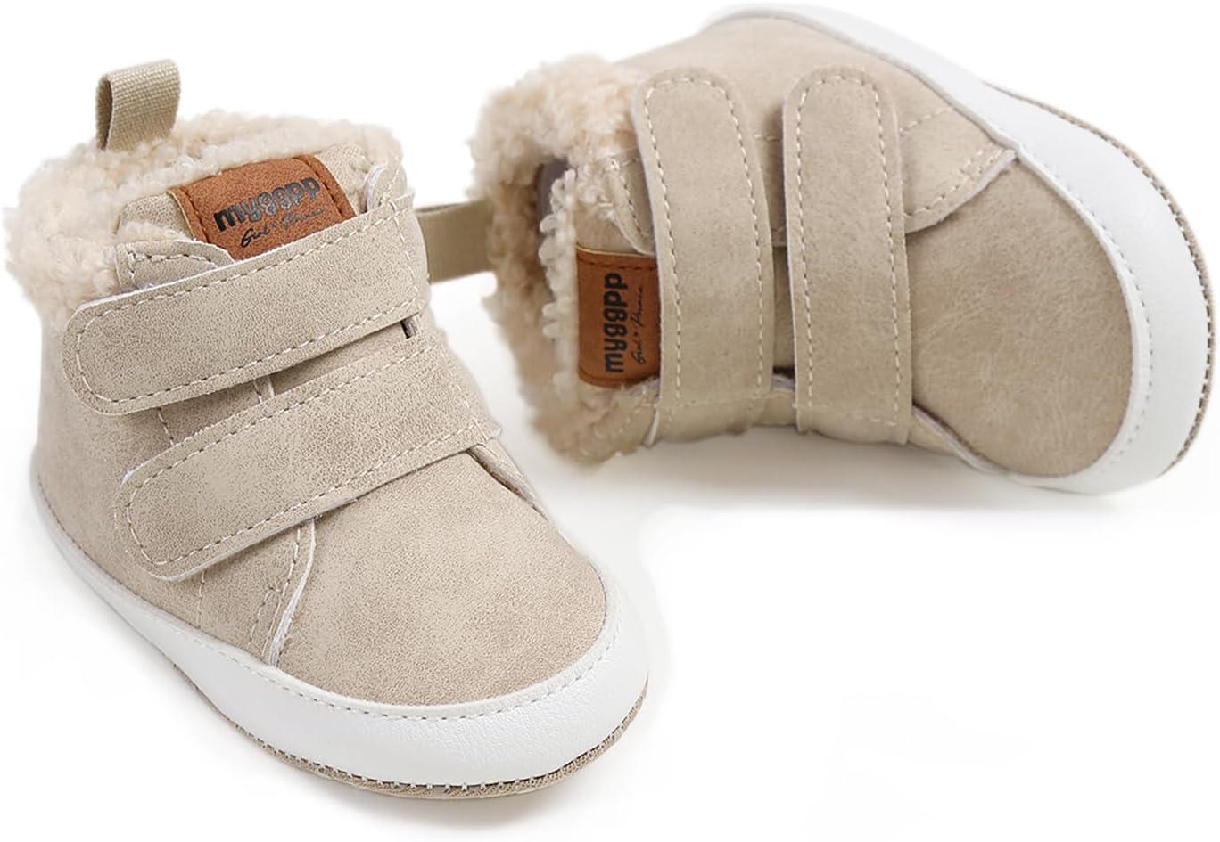 HsdsBebe Детские ботиночки на щиколотку для мальчиков и девочек, флисовые пинетки с противоскользящей резиновой подошвой, кроссовки для малышей, обувь для новорожденных для ходьбы и сна, A02/Beige
HsdsBebe Детские ботиночки на щиколотку для мальчиков и девочек, флисовые пинетки с противоскользящей резиновой подошвой, кроссовки для малышей, обувь для новорожденных для ходьбы и сна, A02/Beige