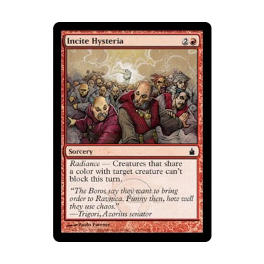 CCG Разжигание истерии (С) (Фольга), MTG - Ravnica
CCG Разжигание истерии (С) (Фольга), MTG - Ravnica