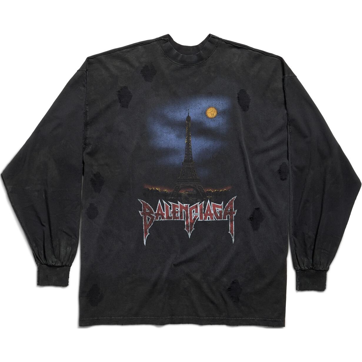 Футболка унисекс черная Balenciaga, черный
Футболка унисекс черная Balenciaga, черный