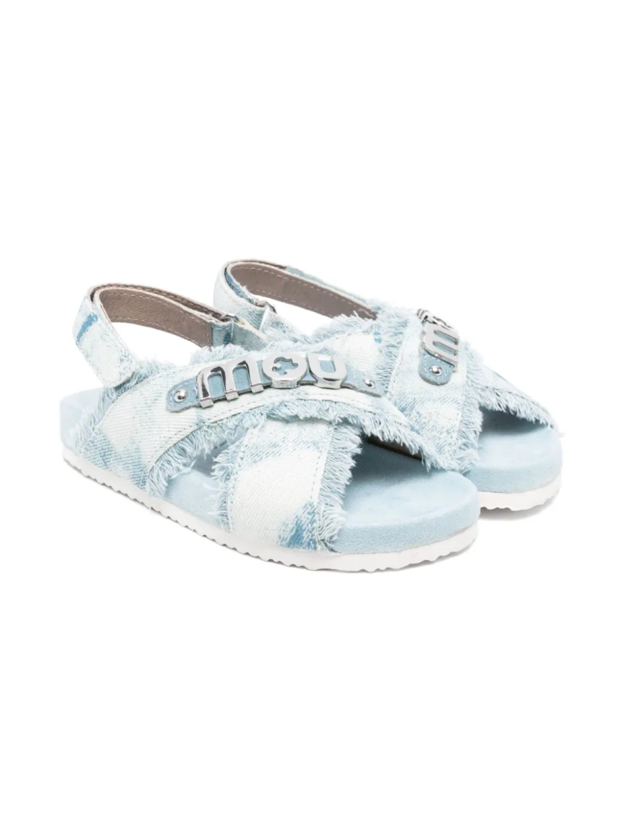 Джинсовые сандалии на плоской подошве Mou Kids, синий
Джинсовые сандалии на плоской подошве Mou Kids, синий