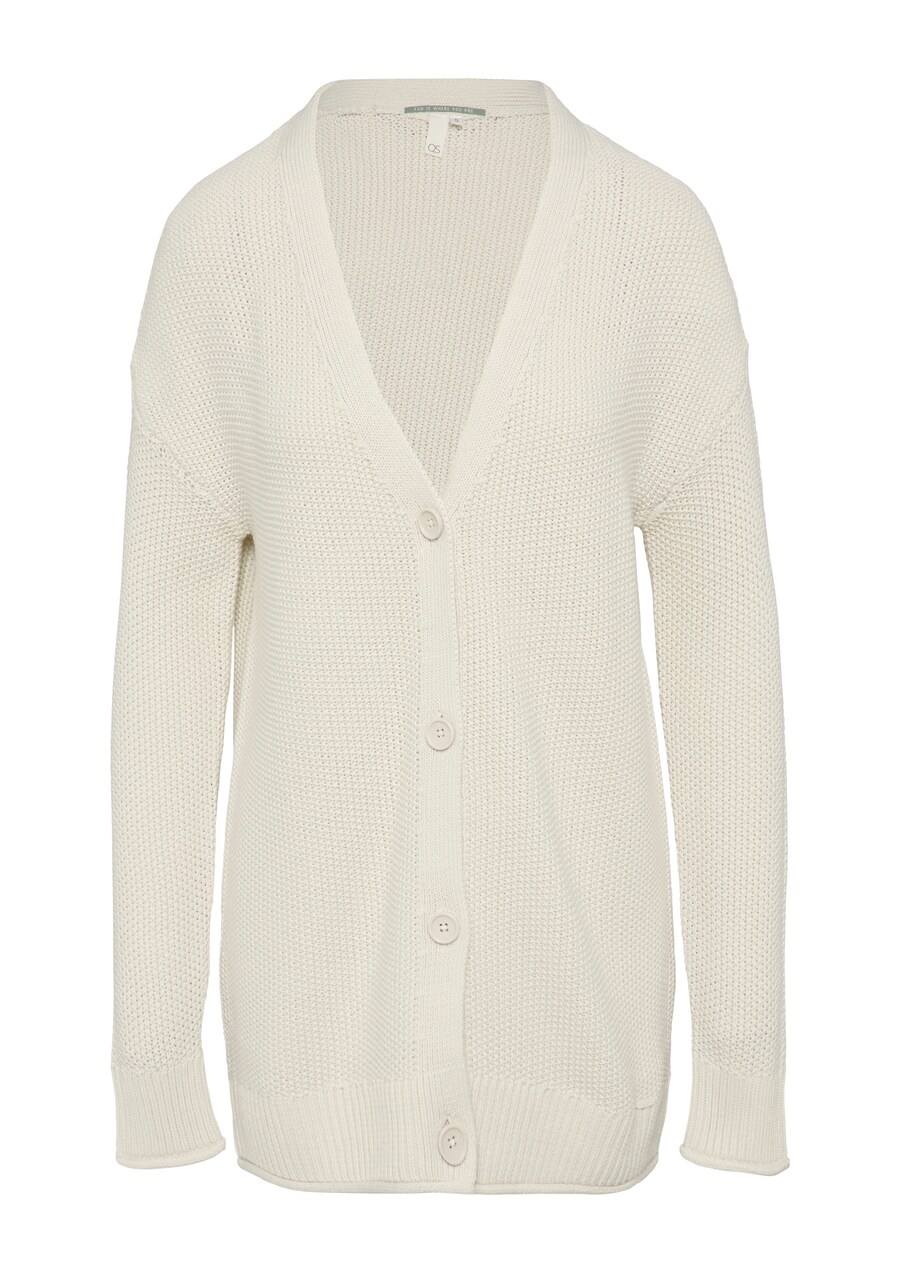 Вязаный кардиган QS, бежевый
Вязаный кардиган QS, бежевый