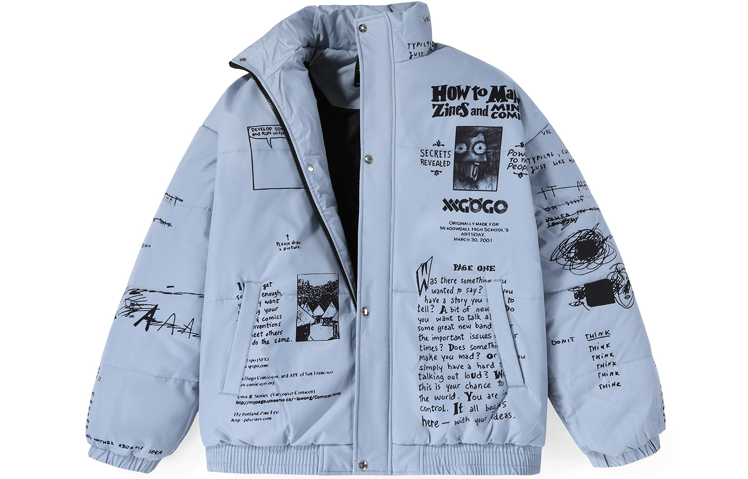 XXGOGO Пуховик Unisex, Gray Blue
XXGOGO Пуховик Unisex, Gray Blue