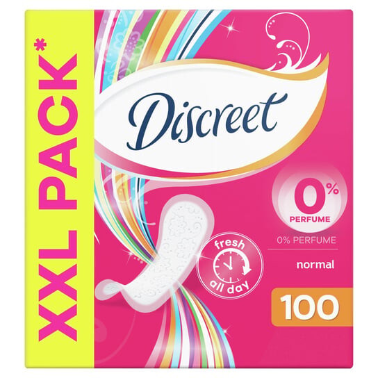 Прокладки ежедневные Discreet Normal без запаха, 100 шт.
Прокладки ежедневные Discreet Normal без запаха, 100 шт.