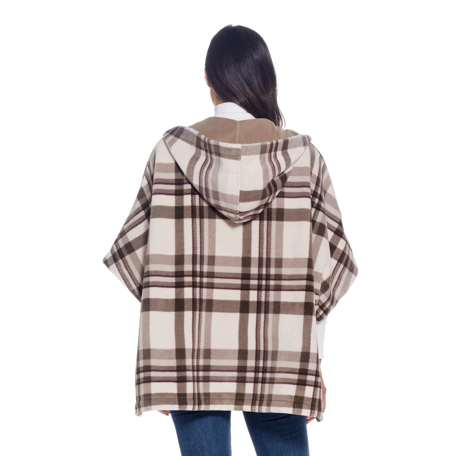 Женское флисовое пончо в клетку с капюшоном Weathercast Weathercast
Женское флисовое пончо в клетку с капюшоном Weathercast Weathercast