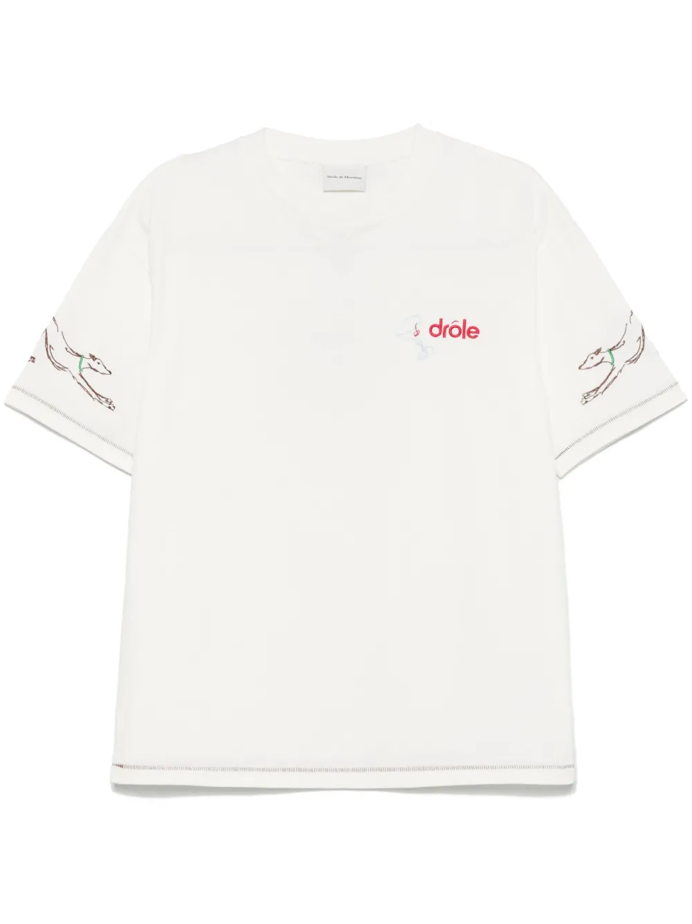 Футболка с вышитым логотипом Drôle De Monsieur, белый
Футболка с вышитым логотипом Drôle De Monsieur, белый