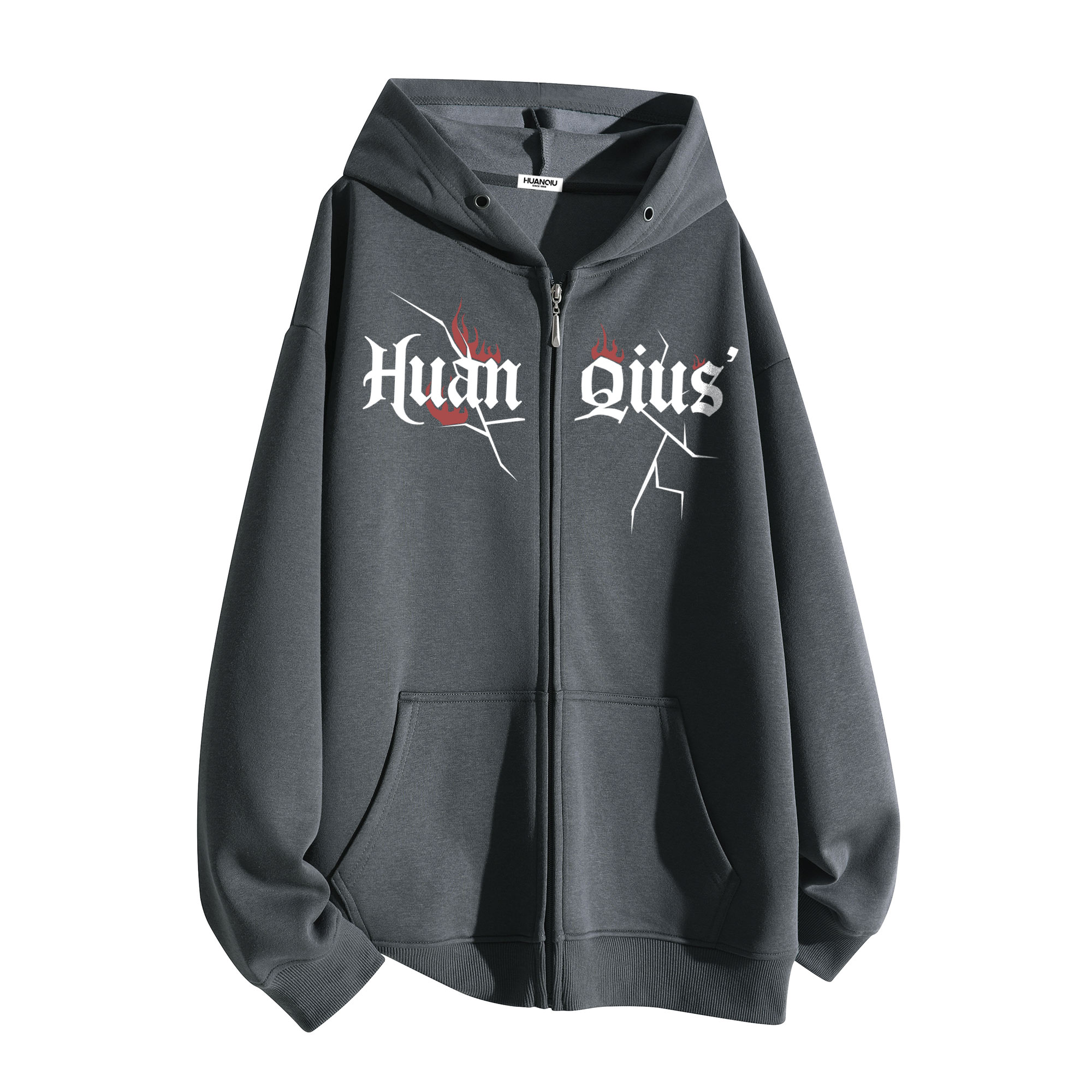 Толстовка Unisex Hooded Moderate Cardigan HUANQIU, темно-серый
Толстовка Unisex Hooded Moderate Cardigan HUANQIU, темно-серый