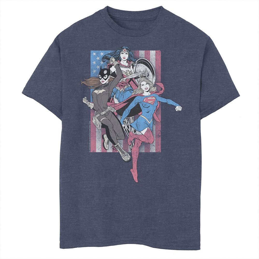 Футболка для мальчиков 8–20 лет с героями комиксов DC Comics «Лига справедливости» «Американская героиня трио» Licensed Character, цвет Navy Heather
Футболка для мальчиков 8–20 лет с героями комиксов DC Comics «Лига справедливости» «Американская героиня трио» Licensed Character, цвет Navy Heather