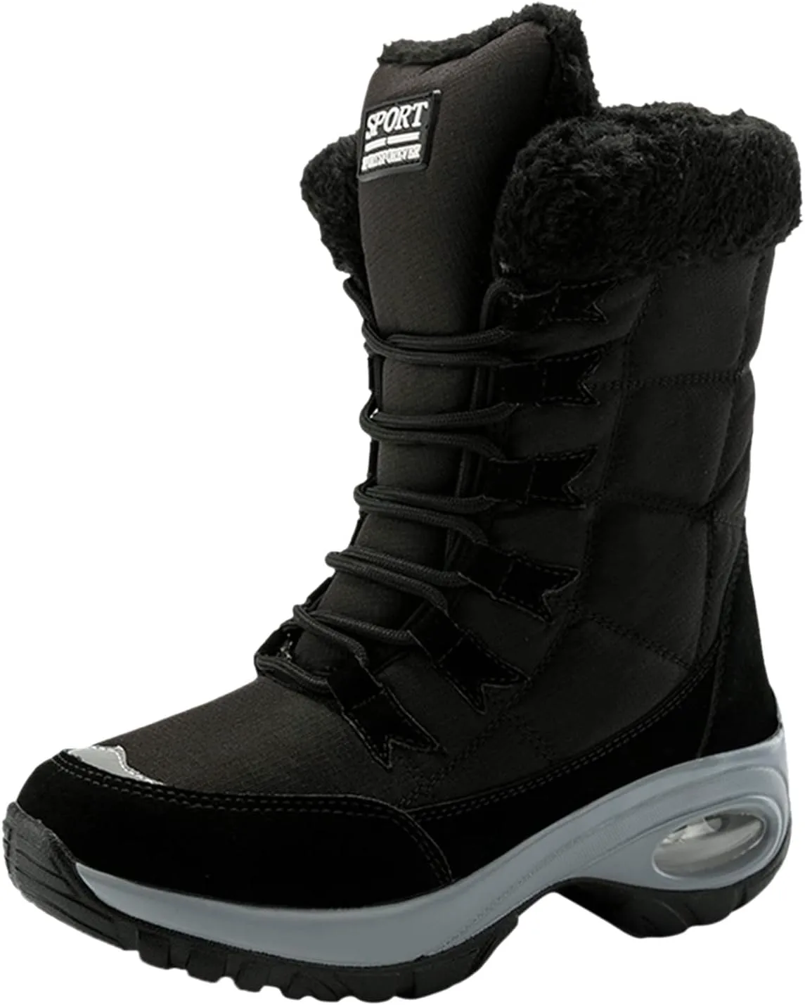 Мужские зимние ботинки с меховой подкладкой, средние по голенищу, водонепроницаемые, удобные для улицы, зимние ботинки, без шнурков, нескользящие, для походов и треккинга Generic, черный
Мужские зимние ботинки с меховой подкладкой, средние по голенищу, водонепроницаемые, удобные для улицы, зимние ботинки, без шнурков, нескользящие, для походов и треккинга Generic, черный