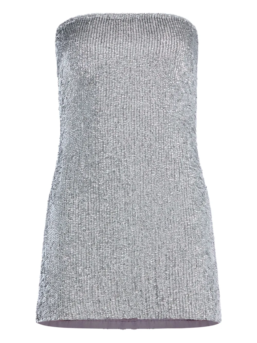 Мини-платье Catherine без бретелек с пайетками Retrofete, серебряный
Мини-платье Catherine без бретелек с пайетками Retrofete, серебряный