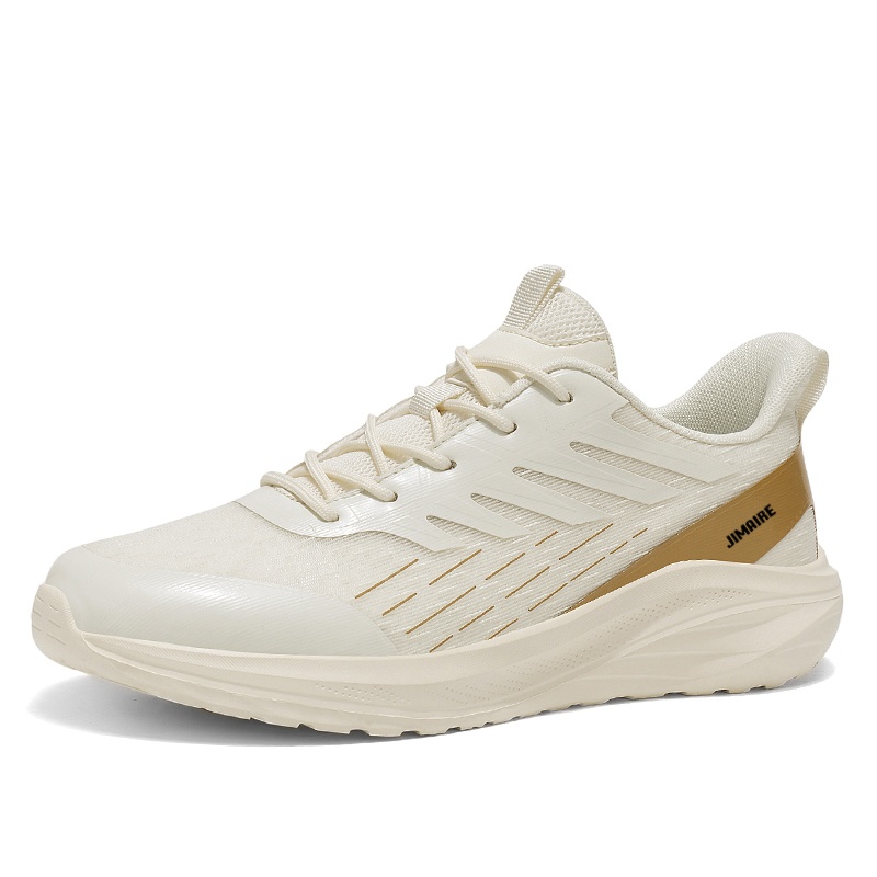 King Jinmai Мужские дышащие противоскользящие повседневные кеды бежевые, цвет Beige 
King Jinmai Мужские дышащие противоскользящие повседневные кеды бежевые, цвет Beige