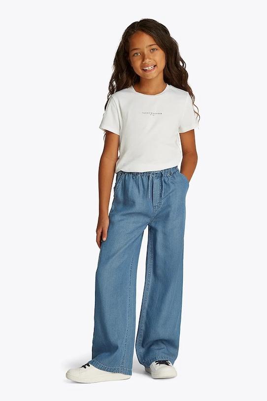 Детская хлопковая футболка Tommy Hilfiger, белый
Детская хлопковая футболка Tommy Hilfiger, белый