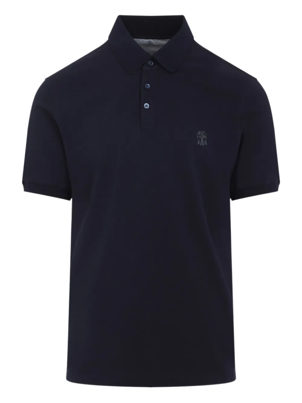 Рубашка поло с вышивкой Brunello Cucinelli, синий
Рубашка поло с вышивкой Brunello Cucinelli, синий