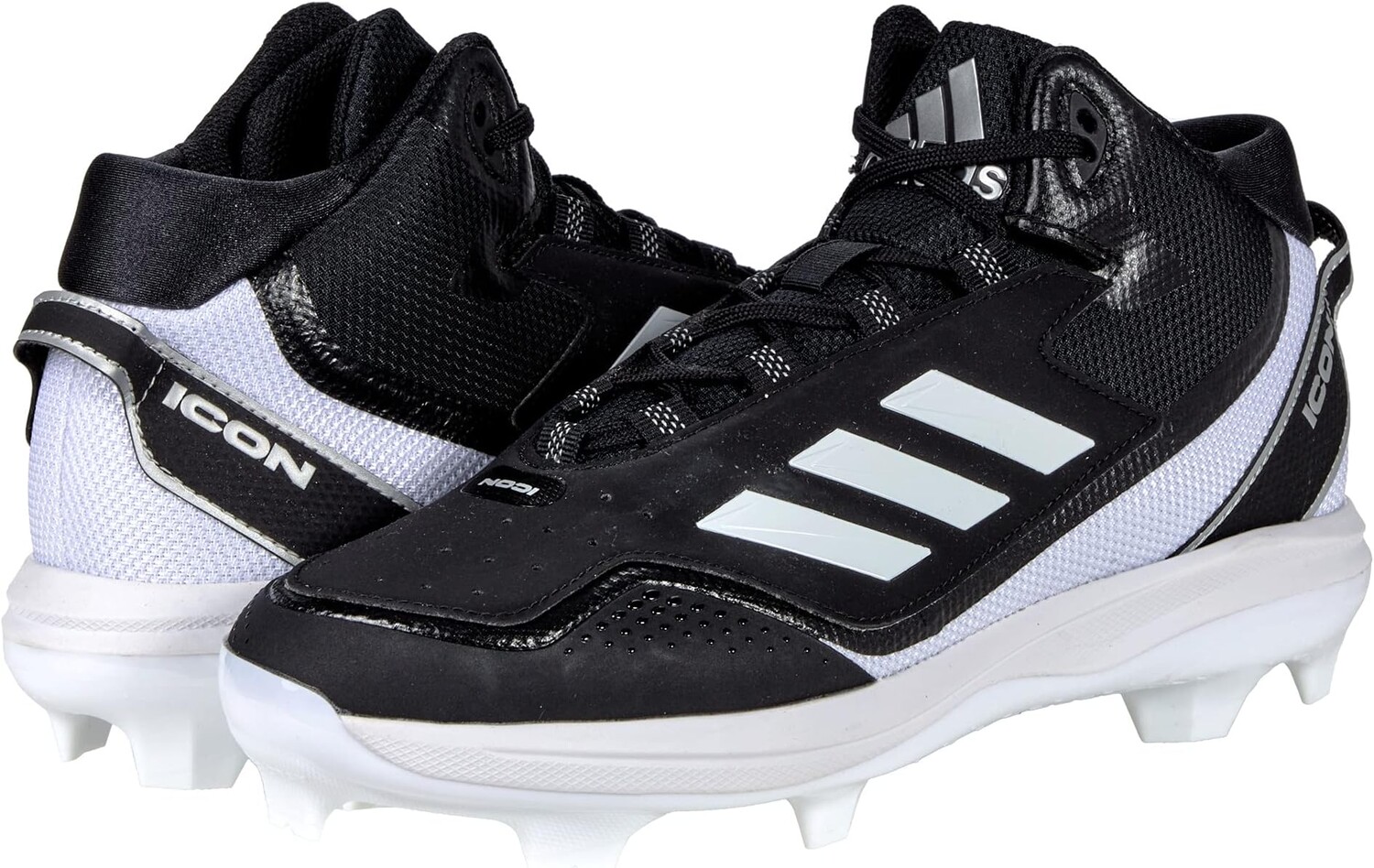 Бутсы Icon 7 Mid TPU Baseball Cleats adidas, цвет Black/Silver Metallic/White
Бутсы Icon 7 Mid TPU Baseball Cleats adidas, цвет Black/Silver Metallic/White