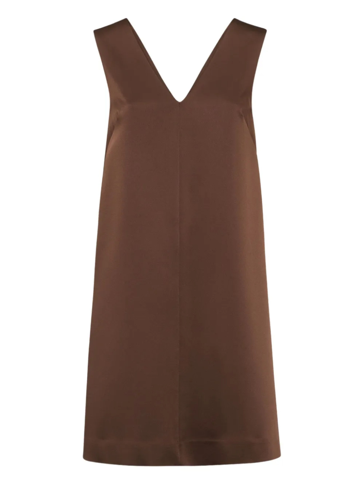 Brunello Cucinelli платье мини без рукавов, коричневый
Brunello Cucinelli платье мини без рукавов, коричневый