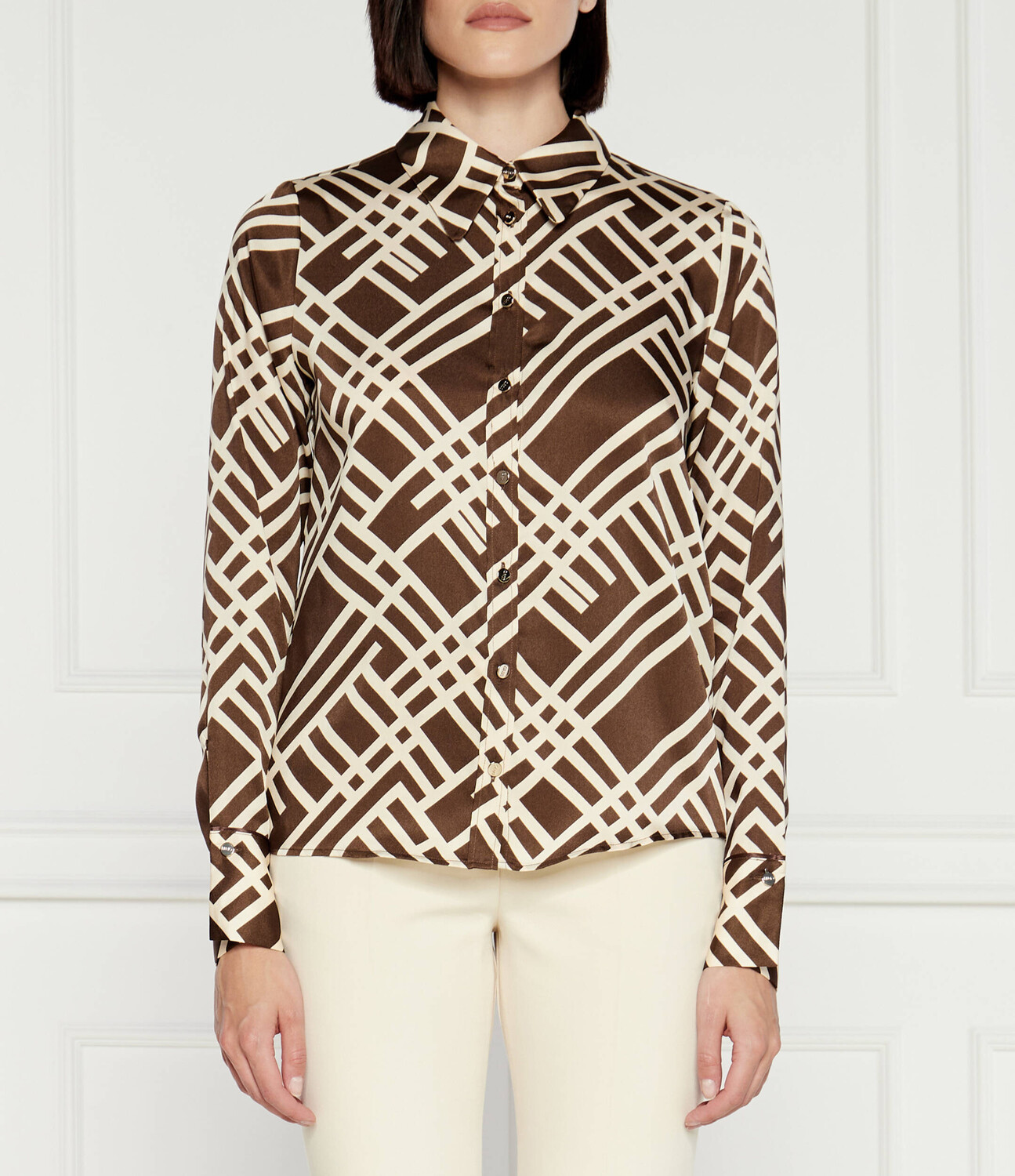 Блуза Liu Jo Regular Fit, бежевый 
Блуза Liu Jo Regular Fit, бежевый